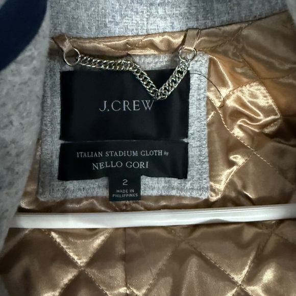 NWT J.Crew Nello Gori Italian Stadium Cloth Parka w/ Faux Fur Hood - Size 2 - Picture 11 of 11